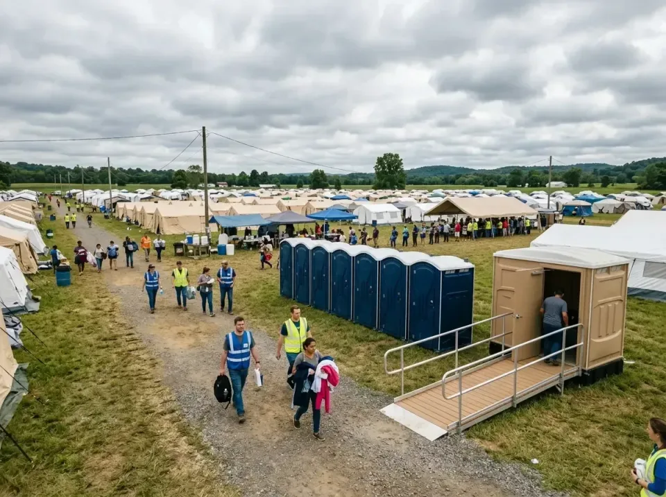 disaster-relief-camp-restrooms-010 — frequently asked questions, Dumpster & Portable Bathrooms Rental in Fort Defiance, AZ